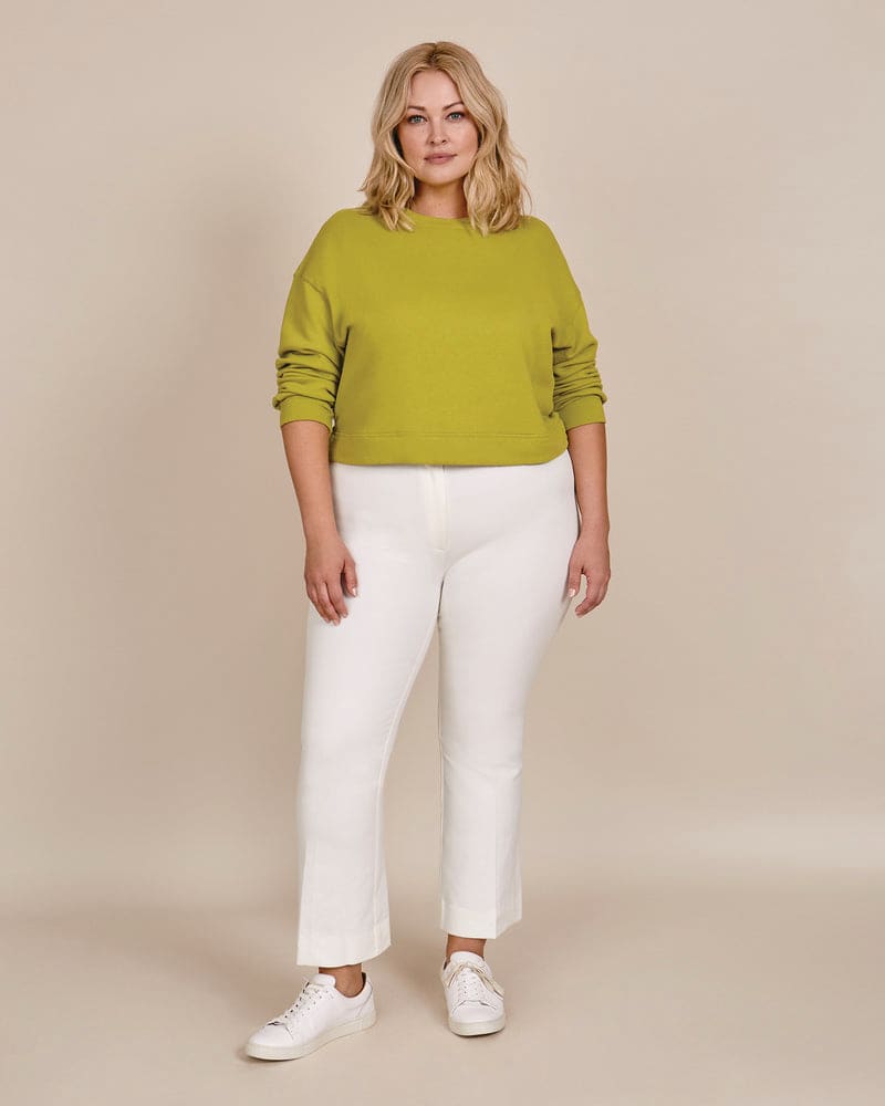 Plus size model wearing Gia Pullover by 11 Honoré Collection | Dia&Co | dia_product_style_image_id:199481